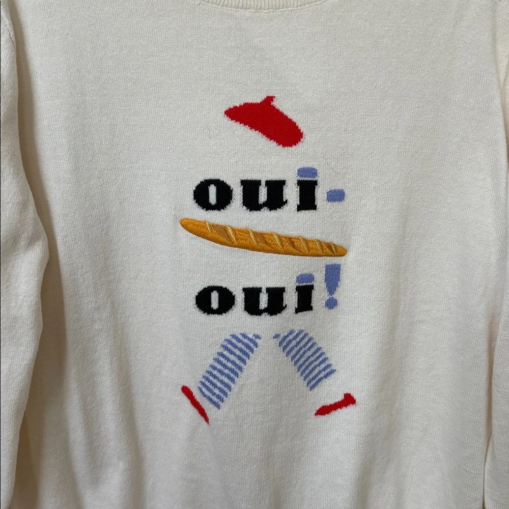 NEW Ann Taylor LOFT Oui Oui Sweater - Picture 2 of 4